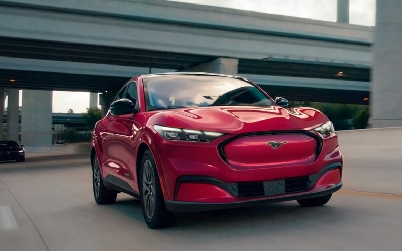 2025 Red Mustang Mach-E