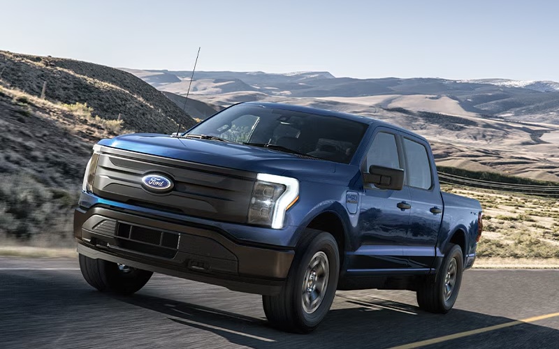2026 Blue Ford F-150 Lightning